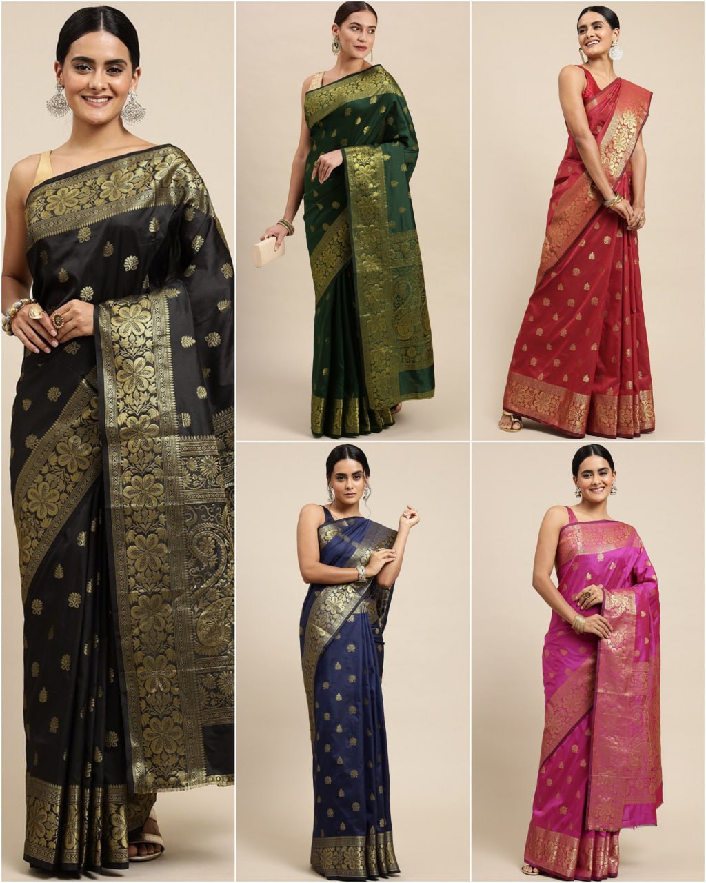Designer Soft Lichi Silk Jacquard Work Sarees