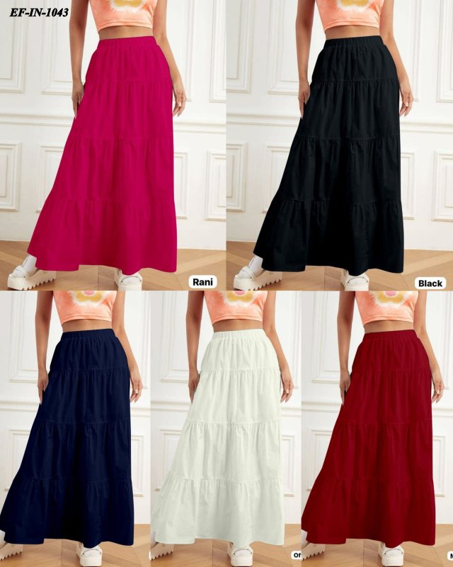 Beautiful Rayon Full Flair Comfortable Skirt