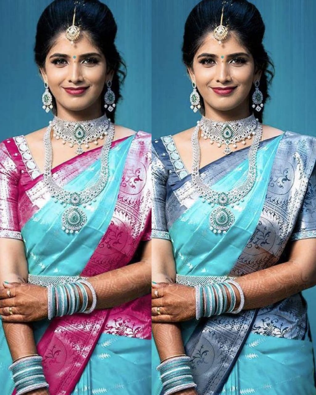 Tradtional Soft Lichi Silk Jacquard Work Sarees