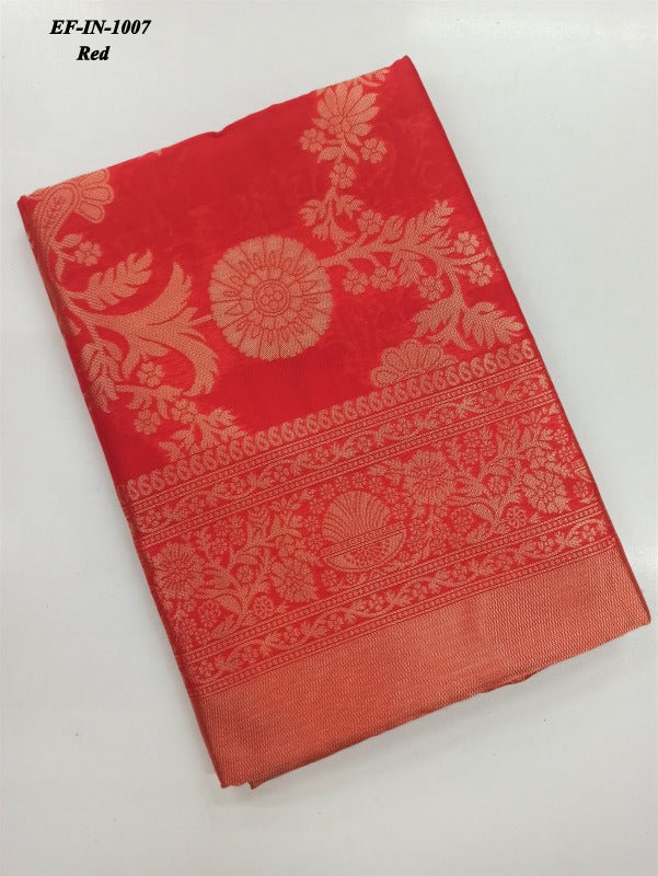 Exclusive Soft lichi Silk With Jacquard Work Sarees