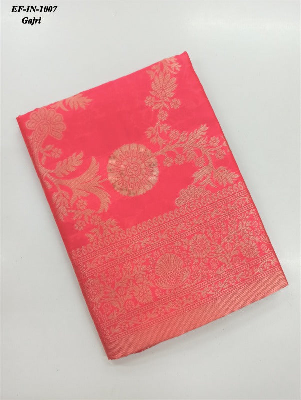 Exclusive Soft lichi Silk With Jacquard Work Sarees