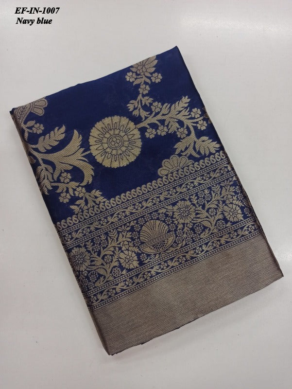 Exclusive Soft lichi Silk With Jacquard Work Sarees