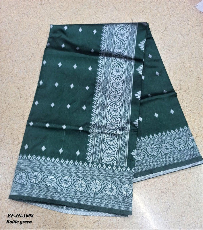 Beautiful Banarasi Lichi Silk With Jacquard Work Sarees