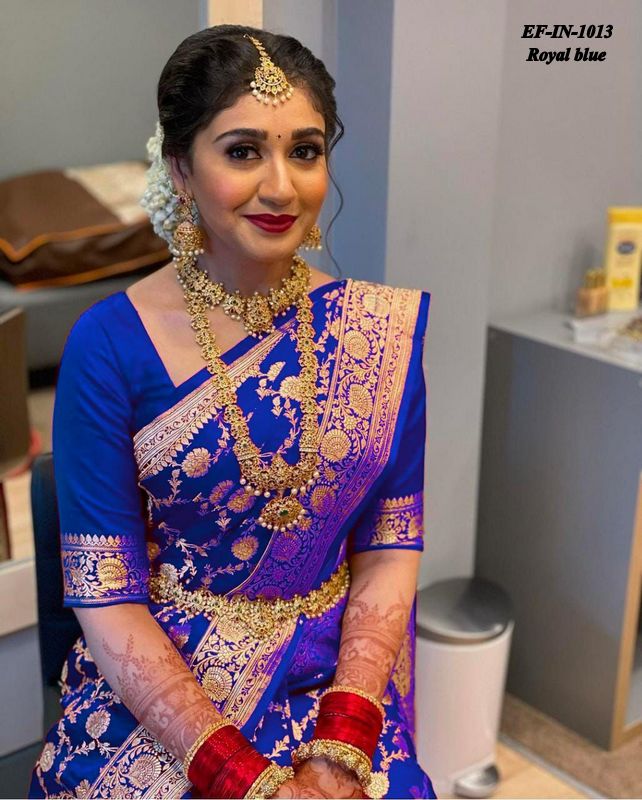 Exclusive Banarasi Soft Lichi Silk With Jacquard Work Sarees