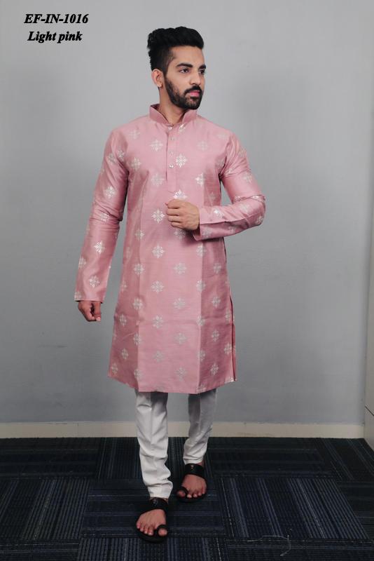 Exclusive Soft Parbon Silk Sequence Work Mens Wear