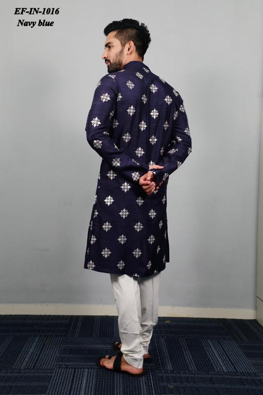 Exclusive Soft Parbon Silk Sequence Work Mens Wear