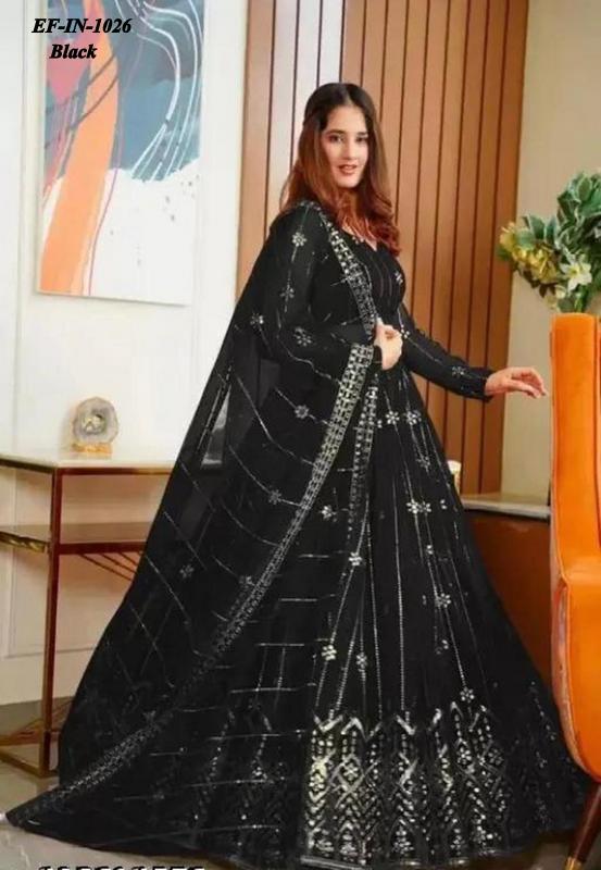 Traditional Net With Chain Design Work Lehenga Choli