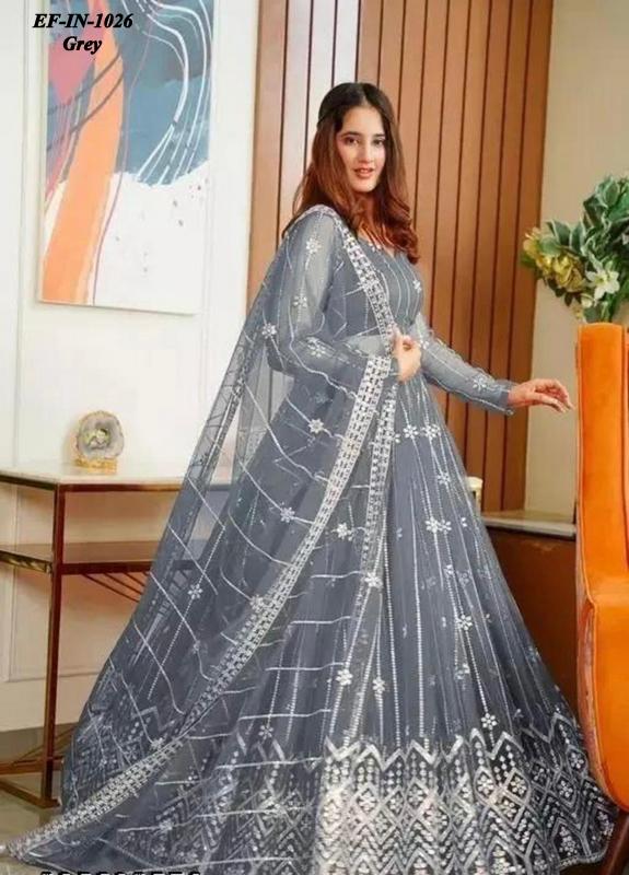 Traditional Net With Chain Design Work Lehenga Choli