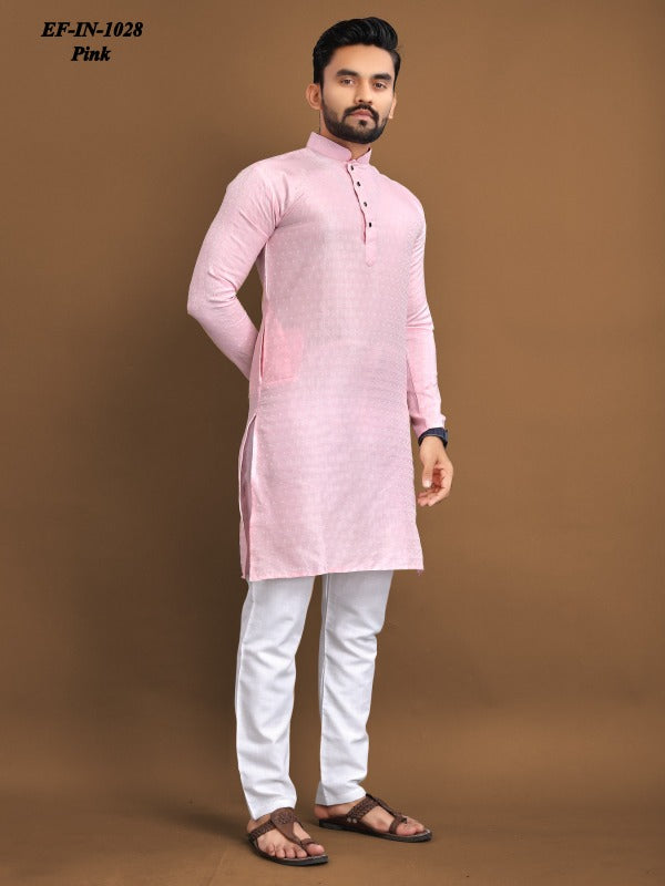 Luxury Soft Jacquard With Self Buti Mens Wear Kurta