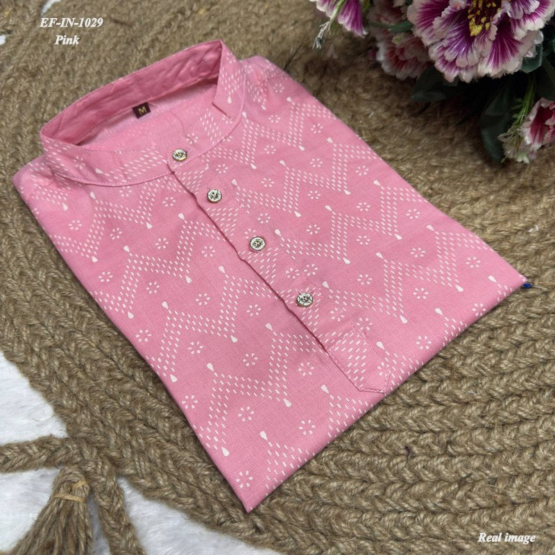 Magic Cotton With Foil Printed Shirt