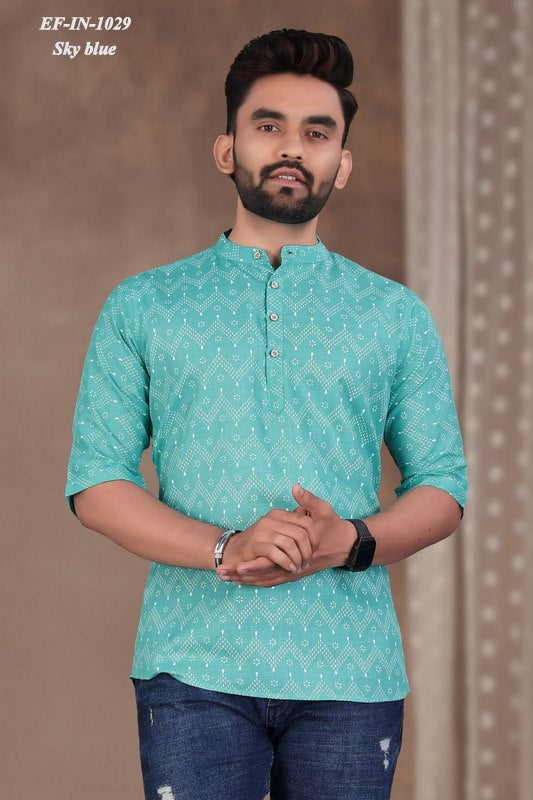 Magic Cotton With Foil Printed Shirt