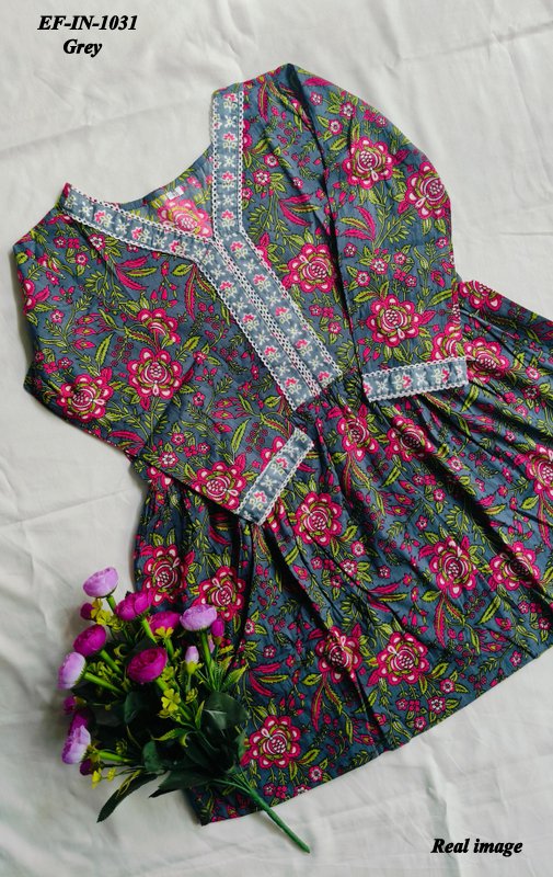 Exclusive Designer Premium Cotton Printed Top