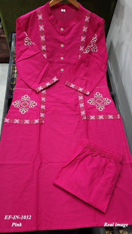 Latest Heavy Rayon With 2 Pocket Kurti With Pant Co-ord Set
