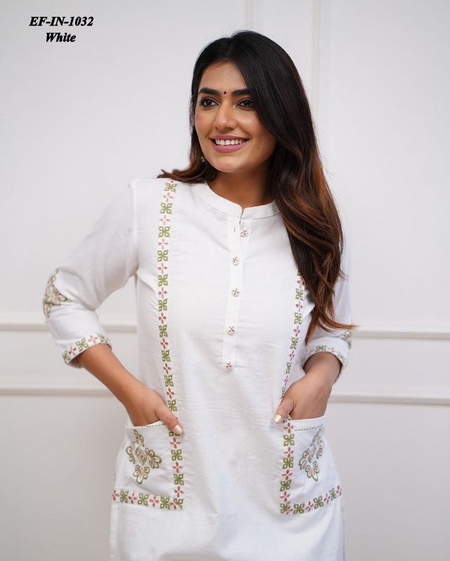 Latest Heavy Rayon With 2 Pocket Kurti With Pant Co-ord Set