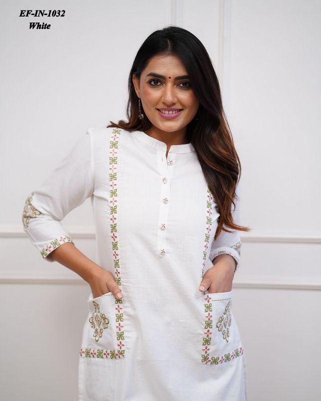 Latest Heavy Rayon With 2 Pocket Kurti With Pant Co-ord Set