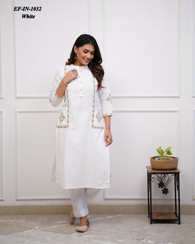 Latest Heavy Rayon With 2 Pocket Kurti With Pant Co-ord Set