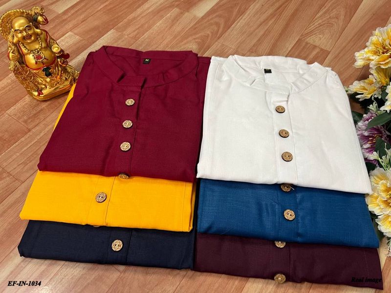 Super Magic Cotton With Button and Pocket Pattern