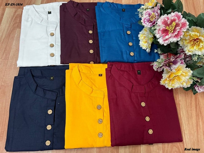 Super Magic Cotton With Button and Pocket Pattern