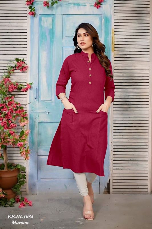 Super Magic Cotton With Button and Pocket Pattern