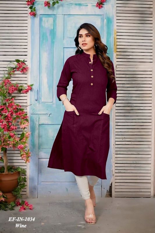 Super Magic Cotton With Button and Pocket Pattern