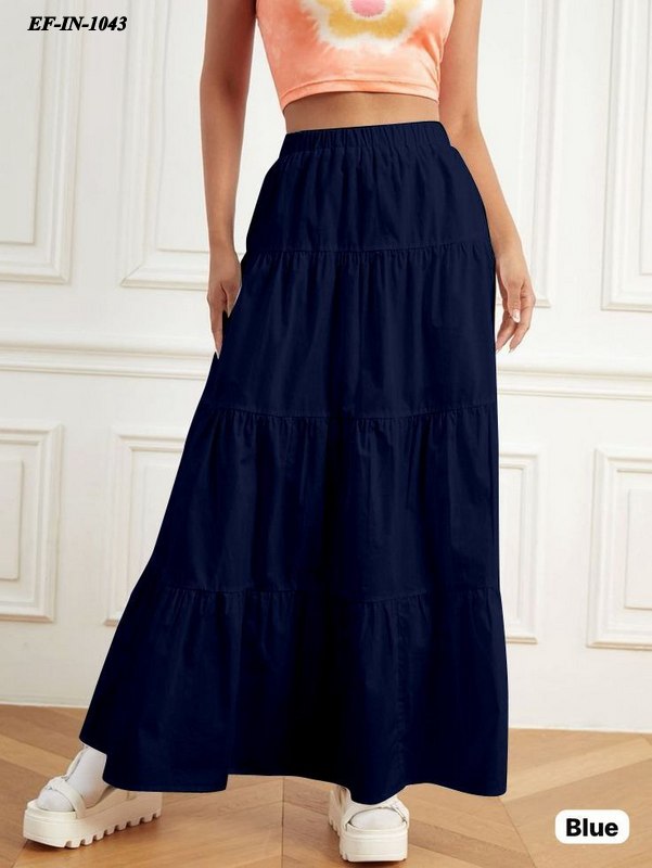 Beautiful Rayon Full Flair Comfortable Skirt