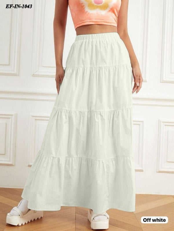 Beautiful Rayon Full Flair Comfortable Skirt