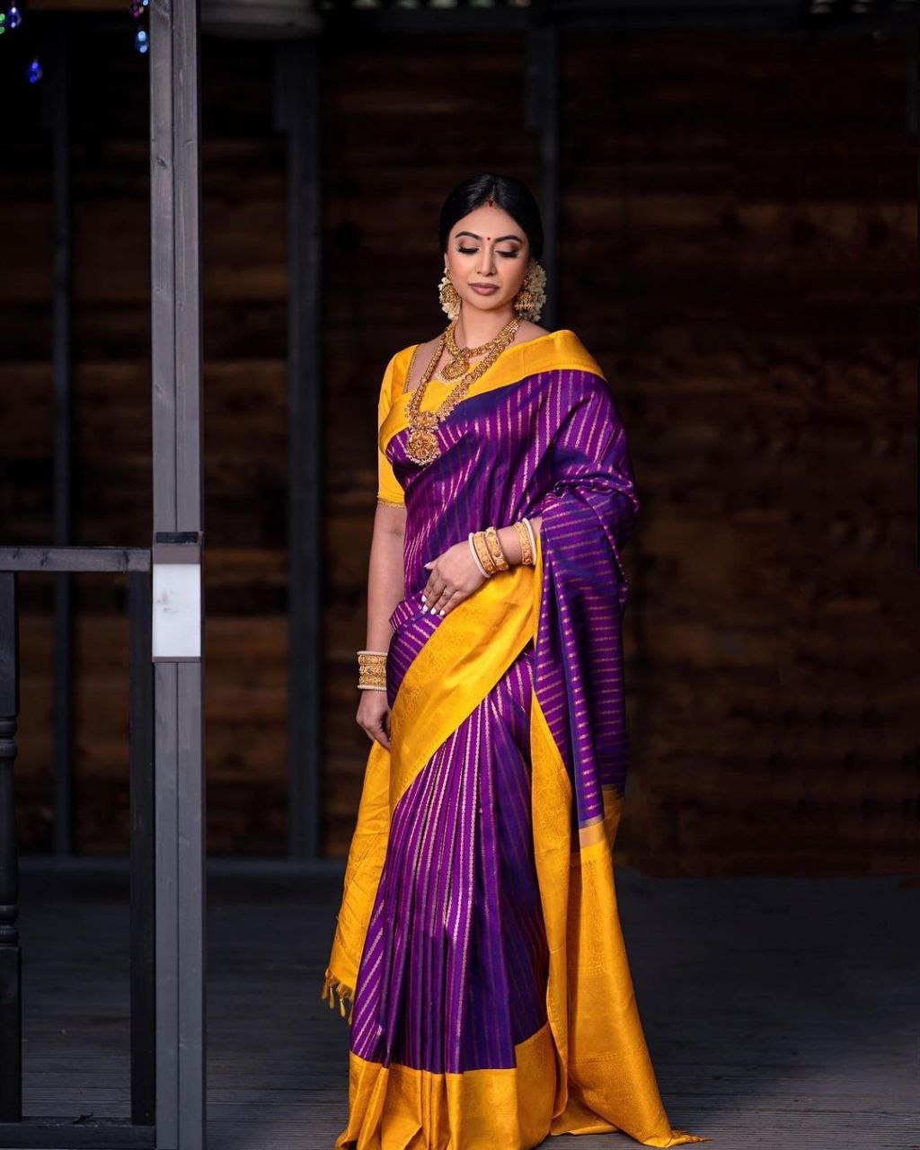 Exclusive Banarasi Soft Lichi Silk With Jacquard Work Sarees