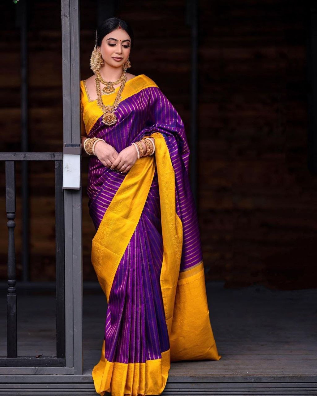 Exclusive Banarasi Soft Lichi Silk With Jacquard Work Sarees