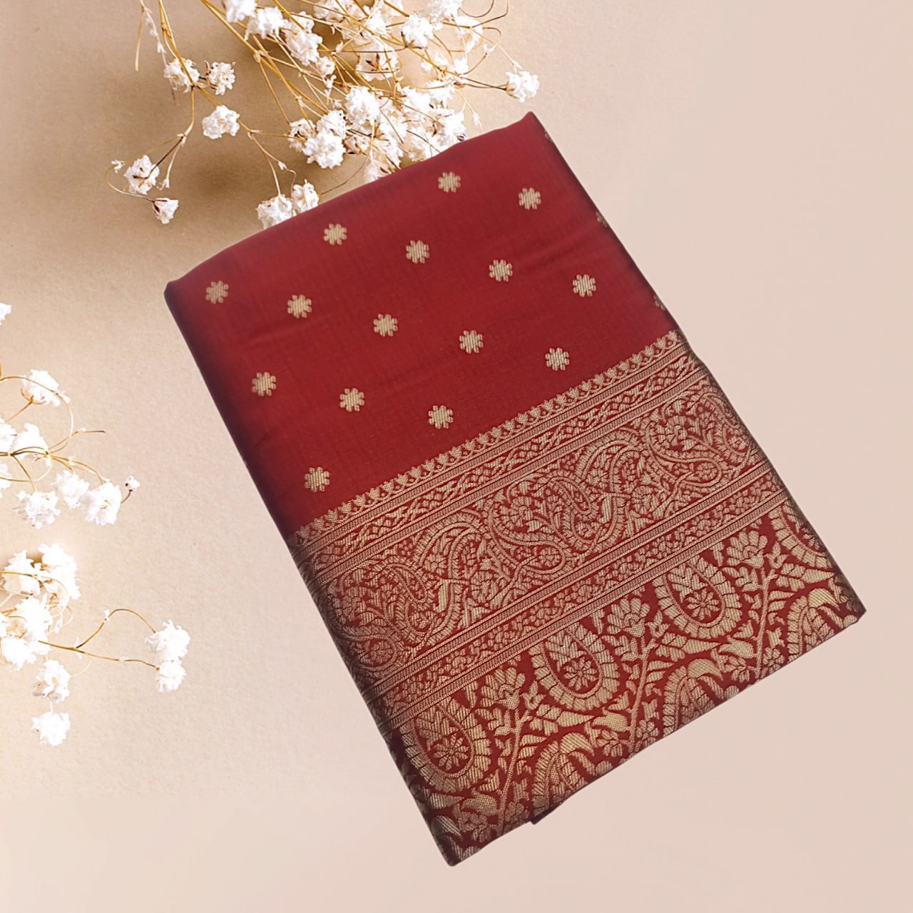 Traditional Soft Lichi Silk With Jacquard Work Sarees