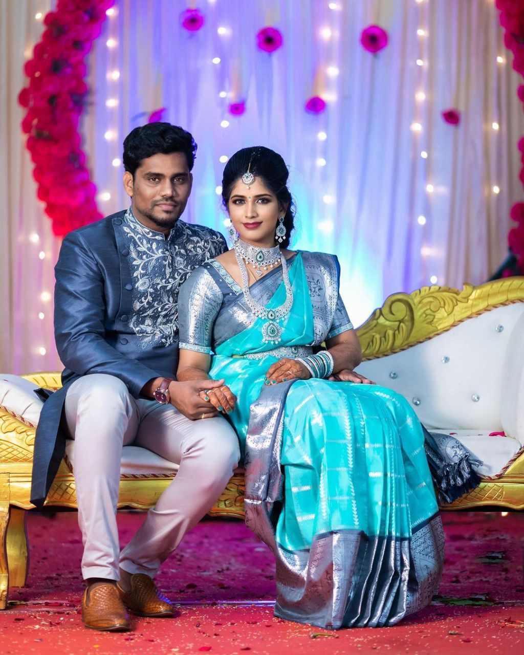 Tradtional Soft Lichi Silk Jacquard Work Sarees