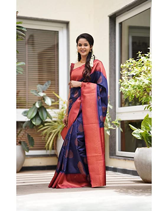 Exclusive Soft Lichi Silk With Jacquard Work Sarees