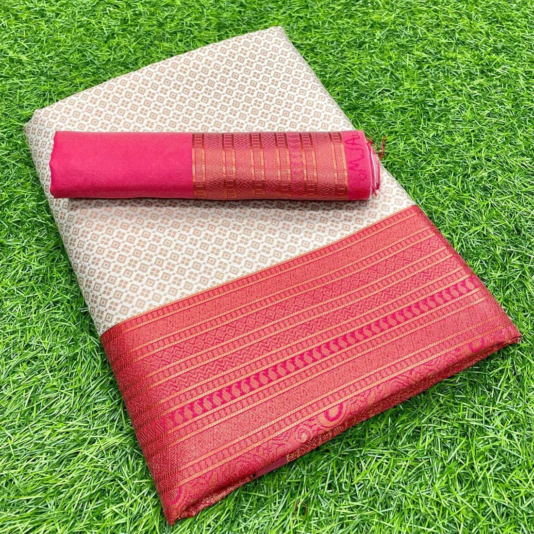 Exclusive Soft Banarasi Lichi Silk Jacquard Work Sarees