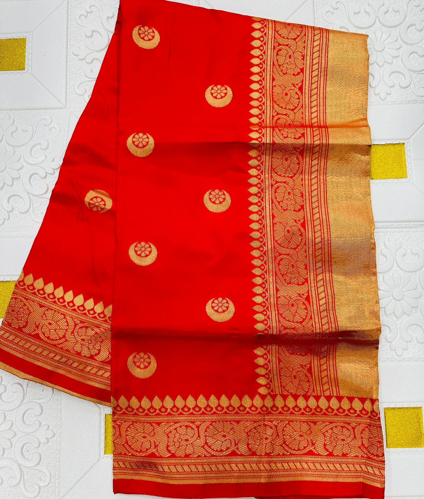 Exclusive Soft Lichi Silk Jacquard Work Sarees