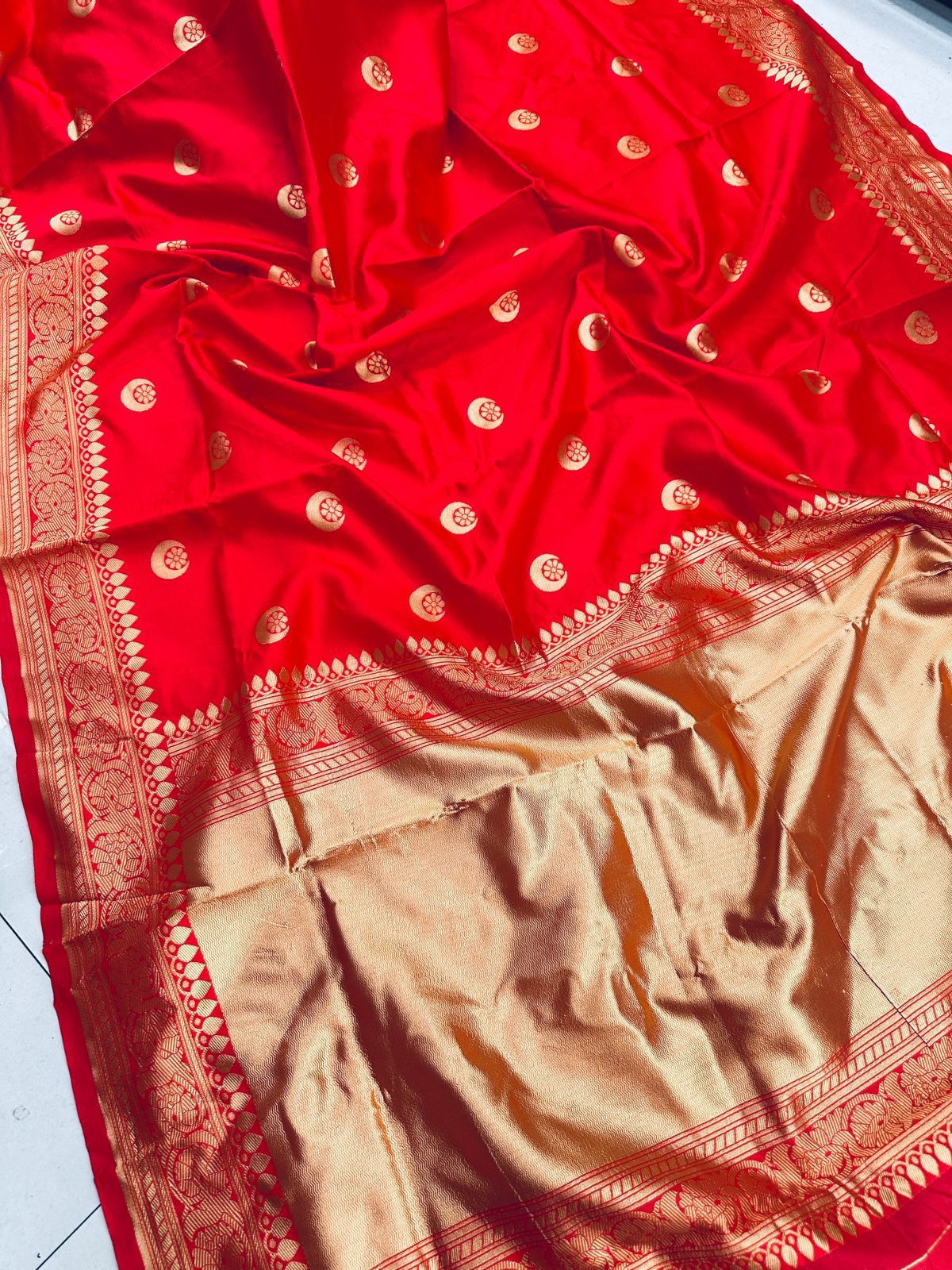 Exclusive Soft Lichi Silk Jacquard Work Sarees