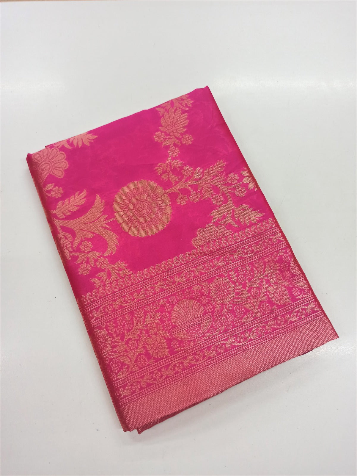 Latest Soft Lichi Silk Jacquard Work Sarees