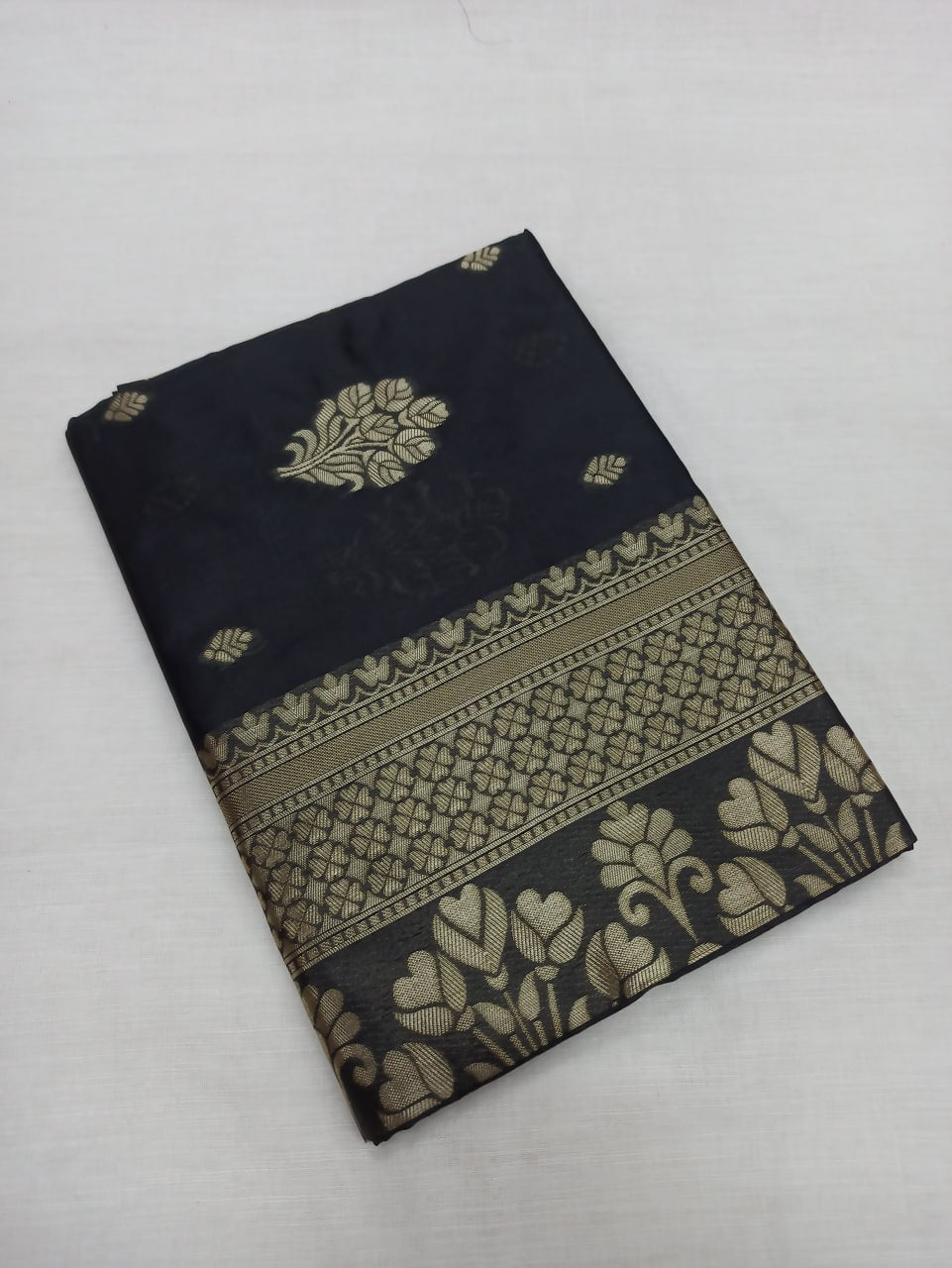 Partywear Soft Lichi Silk Jacquard Work Sarees