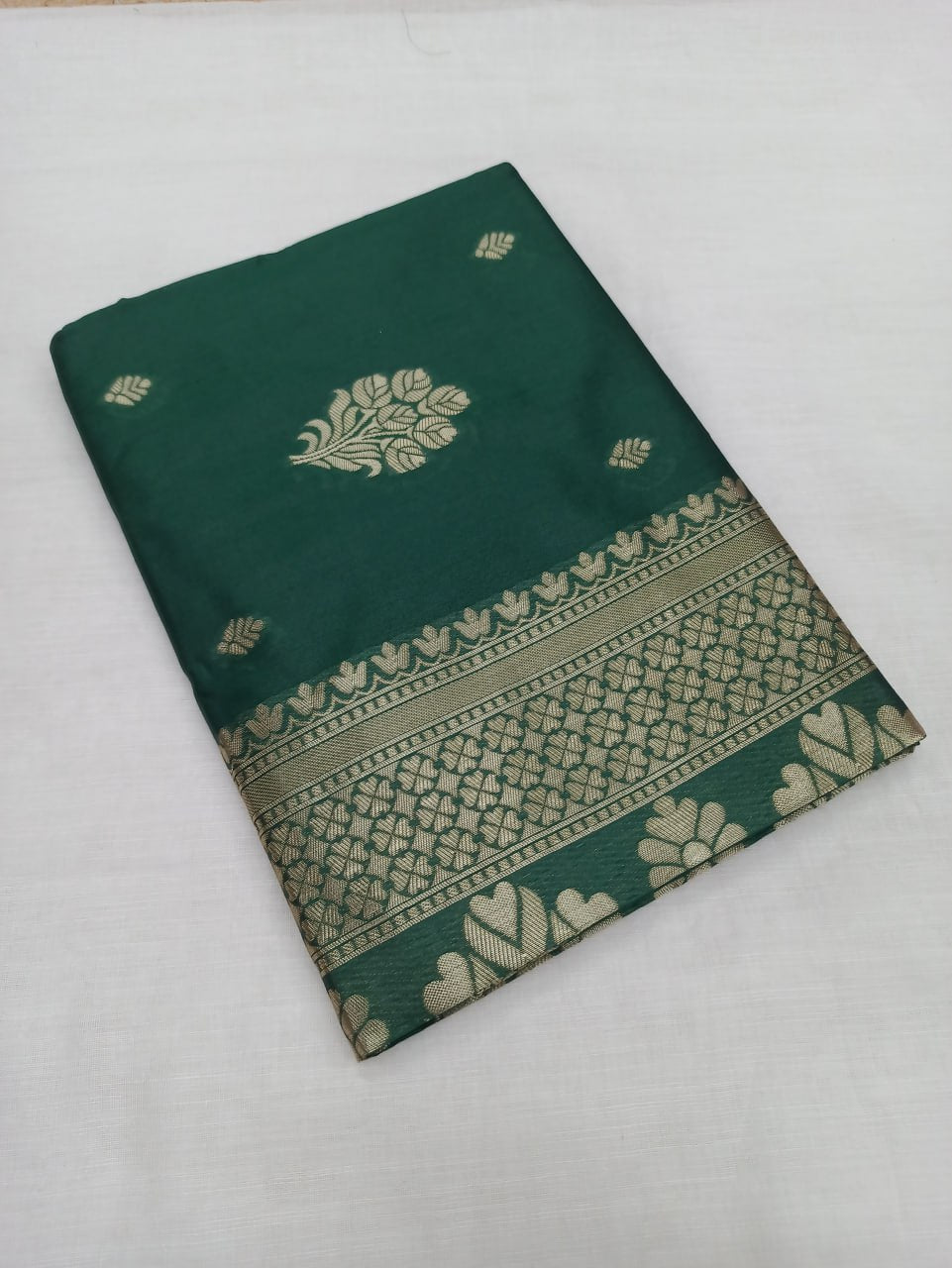 Partywear Soft Lichi Silk Jacquard Work Sarees