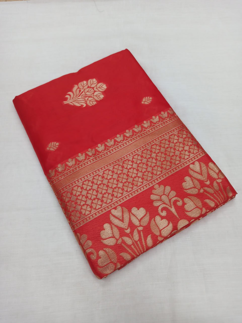 Partywear Soft Lichi Silk Jacquard Work Sarees