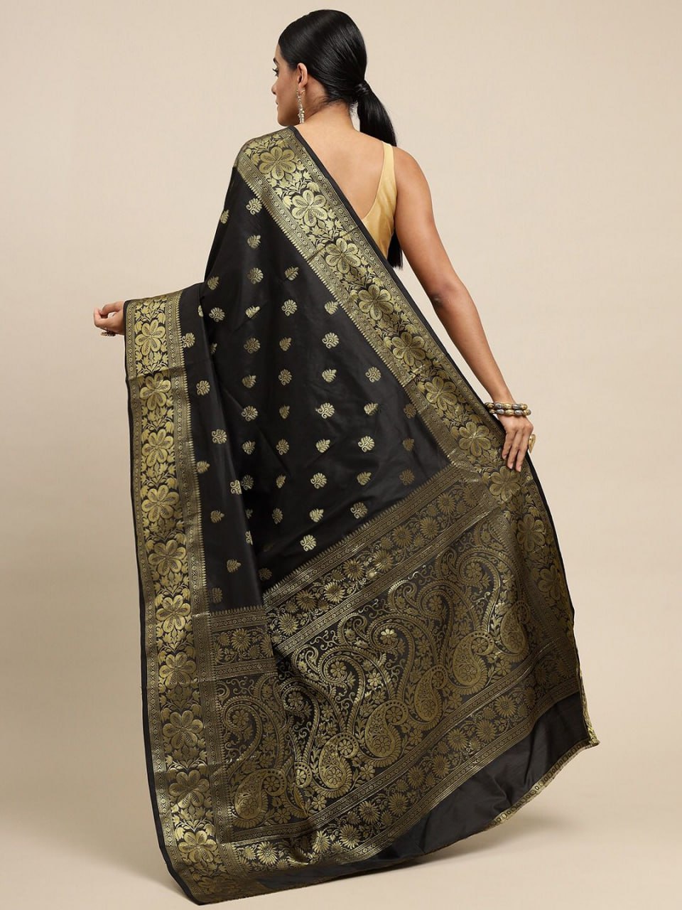 Designer Soft Lichi Silk Jacquard Work Sarees
