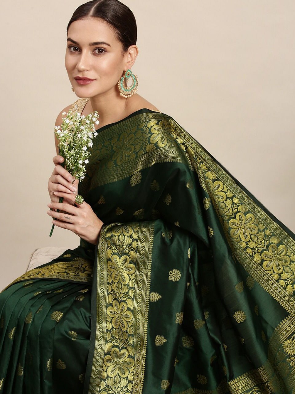 Designer Soft Lichi Silk Jacquard Work Sarees