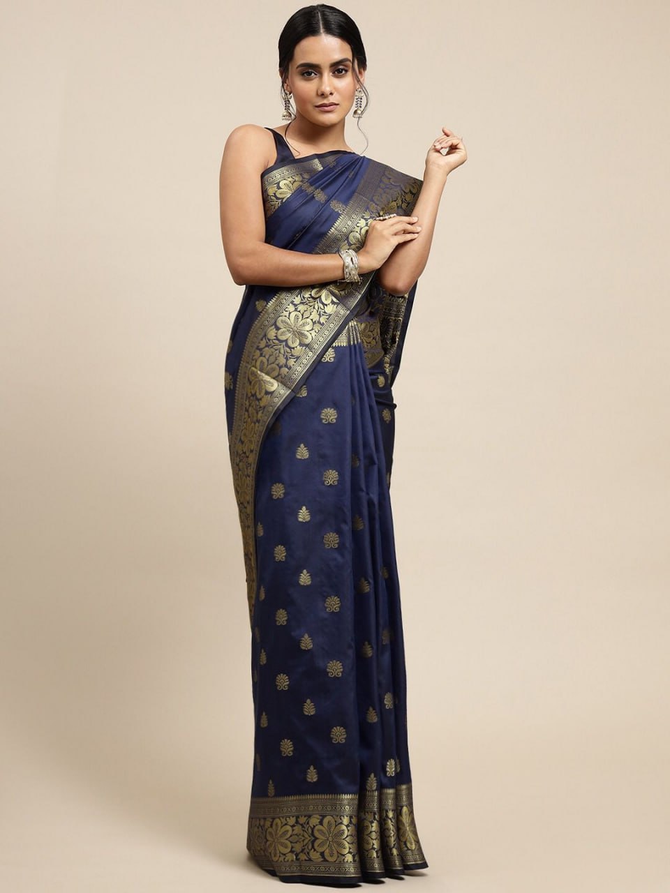 Designer Soft Lichi Silk Jacquard Work Sarees