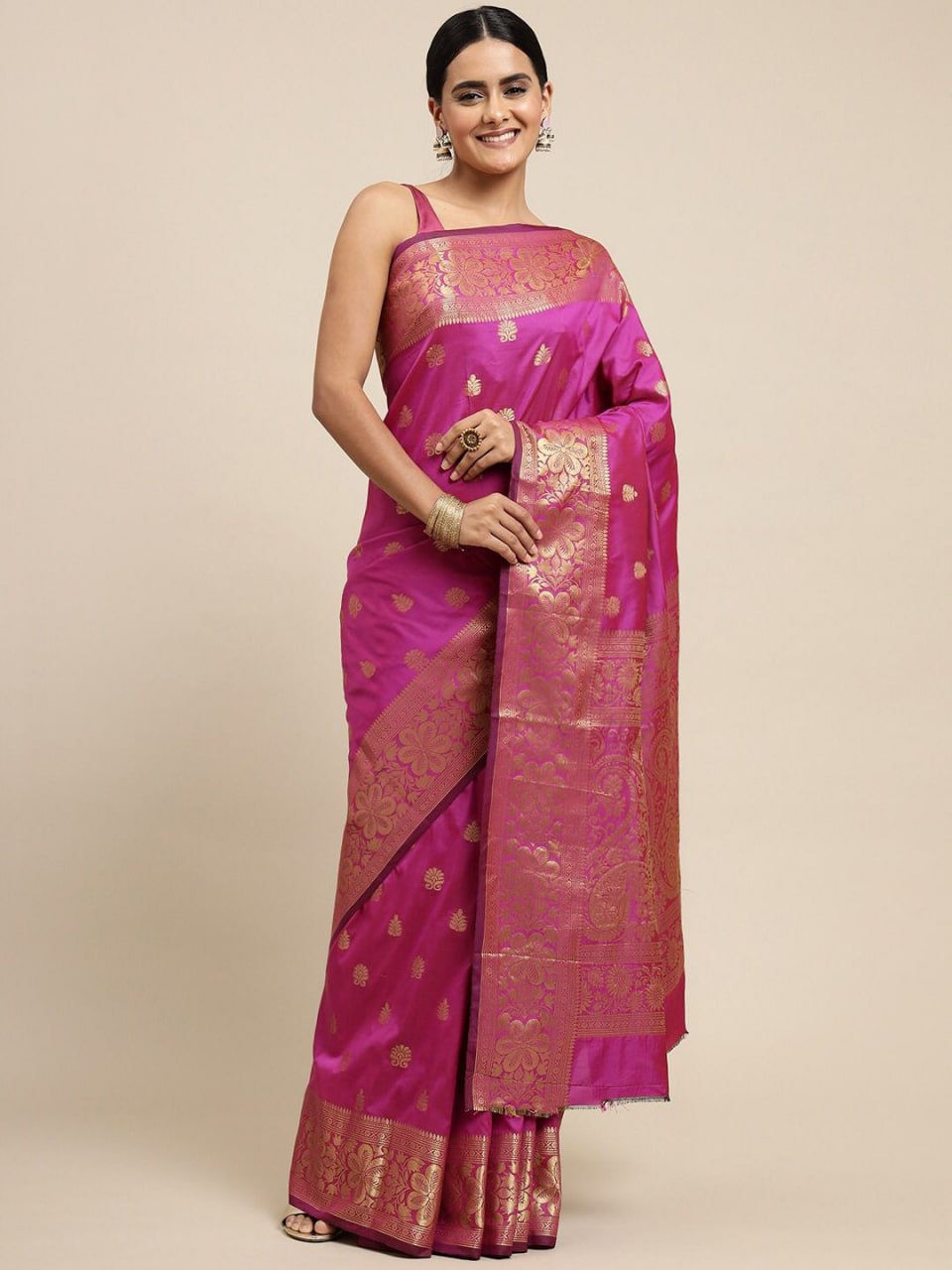 Designer Soft Lichi Silk Jacquard Work Sarees