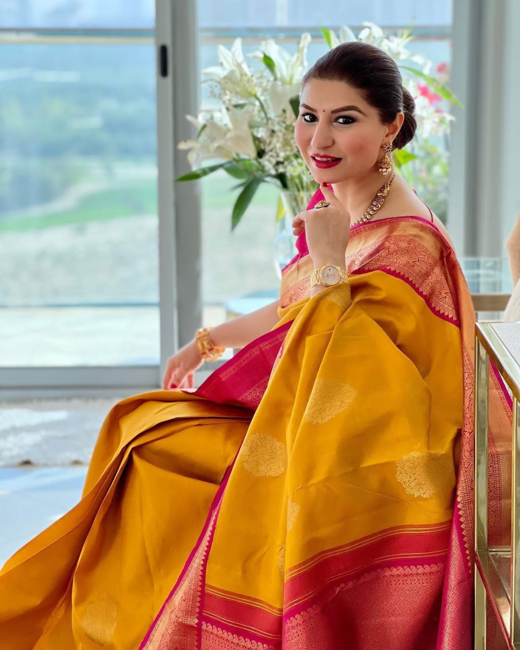 Trending Soft Lichi Silk Jacquard Work Sarees