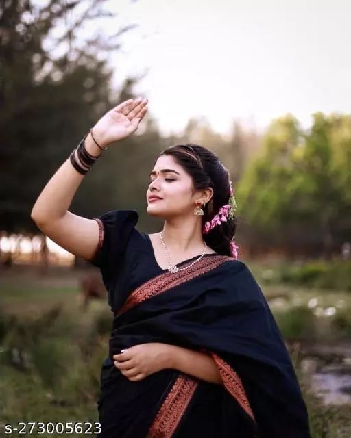 Trending Soft Lichi Silk Jacquard Work Sarees