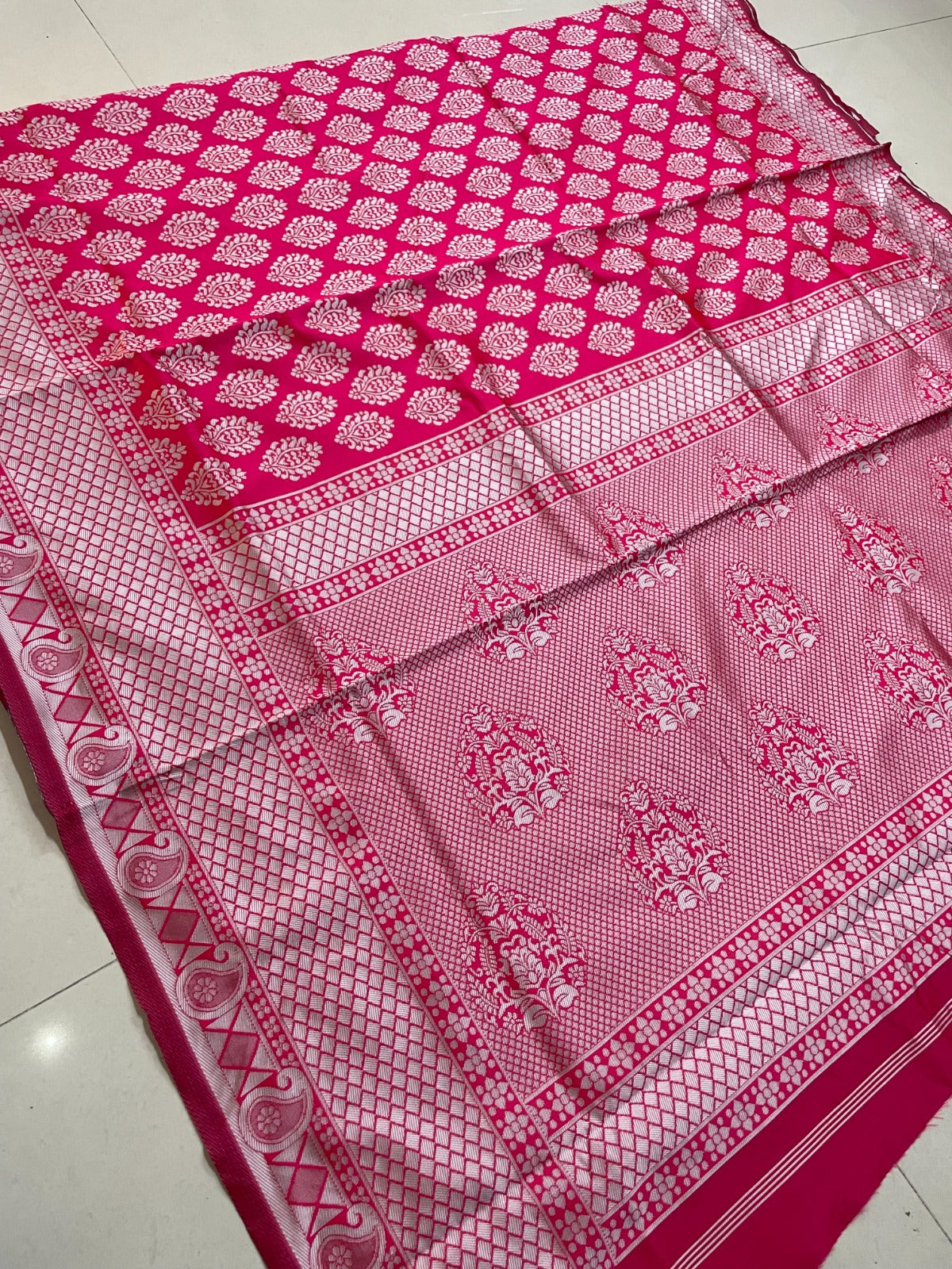 Exclusive Soft Lichi Silk Jacquard Work Sarees