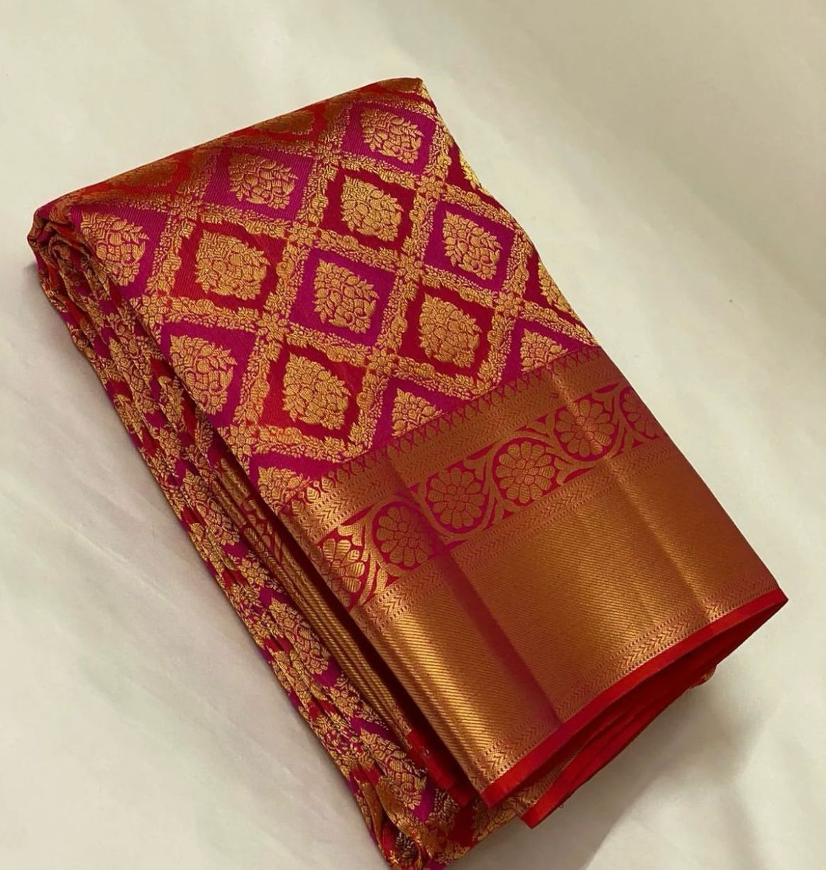Beautiful Soft Lichi Silk Jacquard Work Sarees