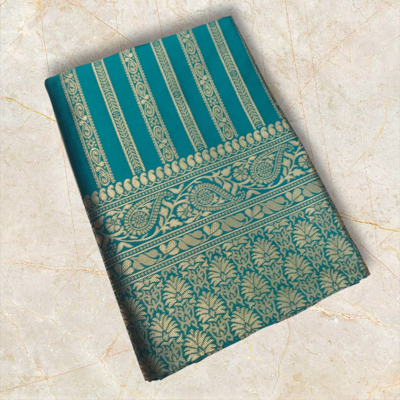 Partywear Banarasi Soft Lichi Silk Jacquard Work Sarees