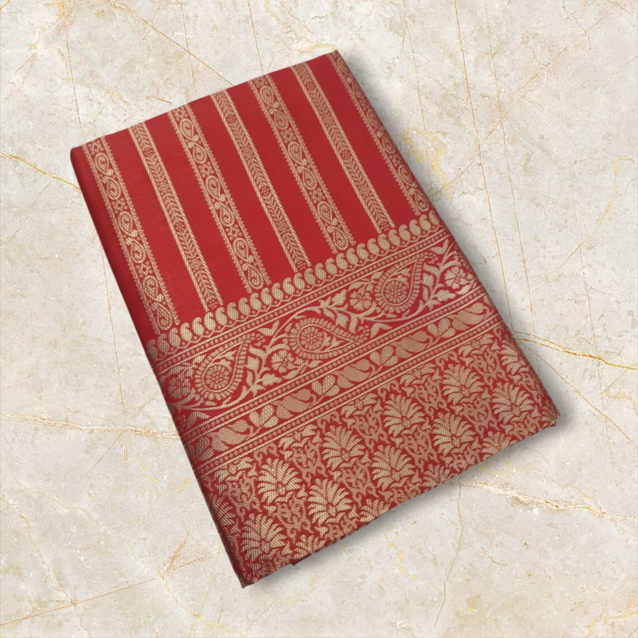 Partywear Banarasi Soft Lichi Silk Jacquard Work Sarees