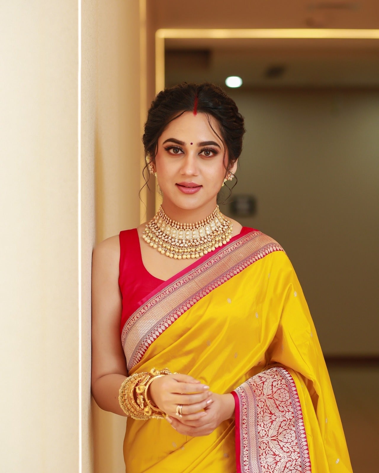 Exclusive Soft Lichi Silk Jacquard Work Sarees