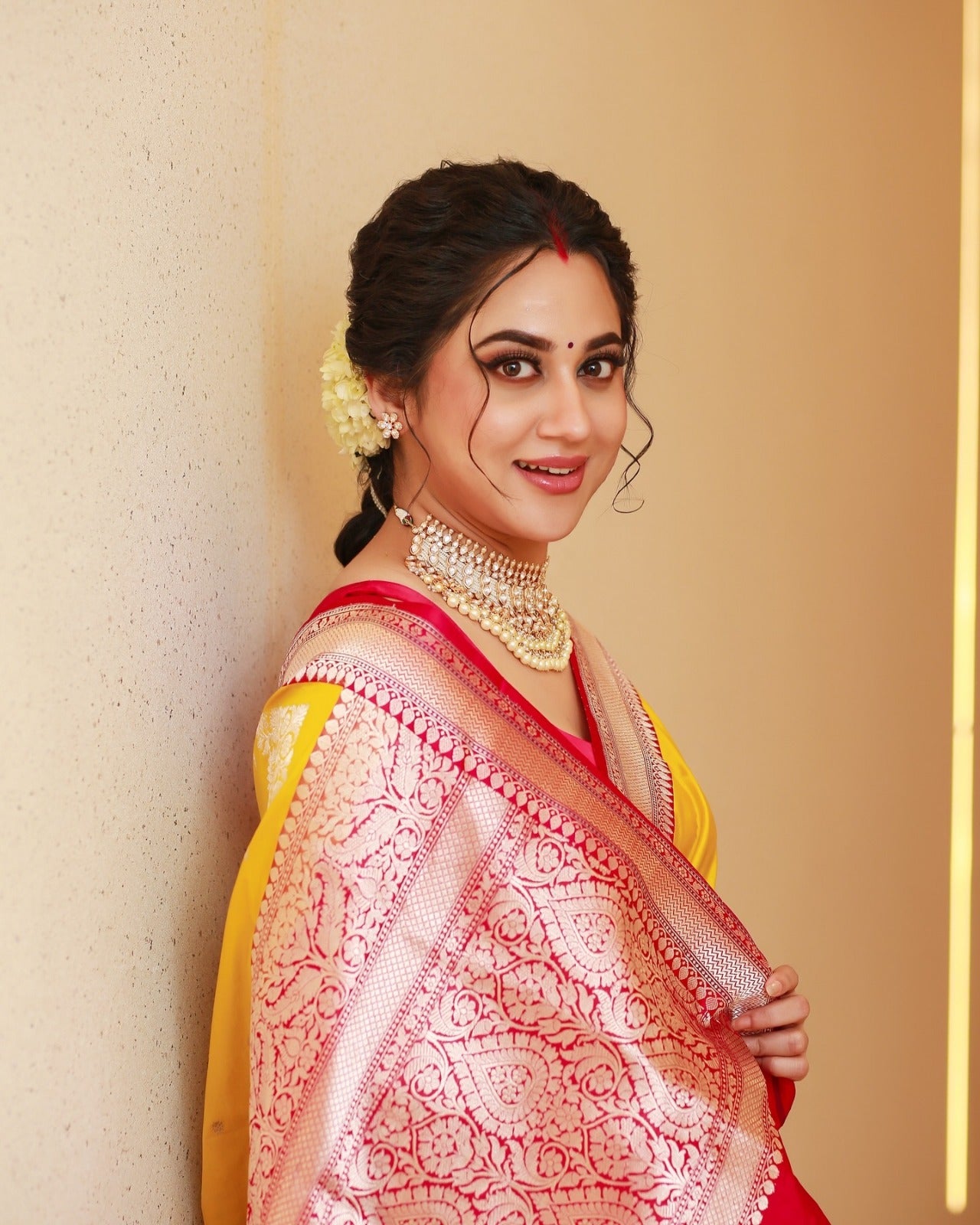 Exclusive Soft Lichi Silk Jacquard Work Sarees